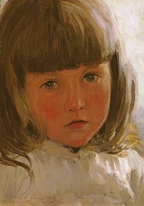 دراسة فتاة صغيرة